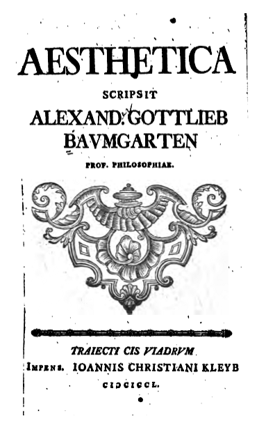 Alexander Gottlieb Baumgarten