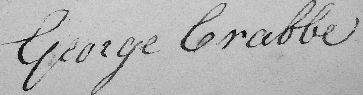 George Crabbe