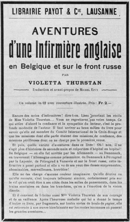 Thurstan, Violetta