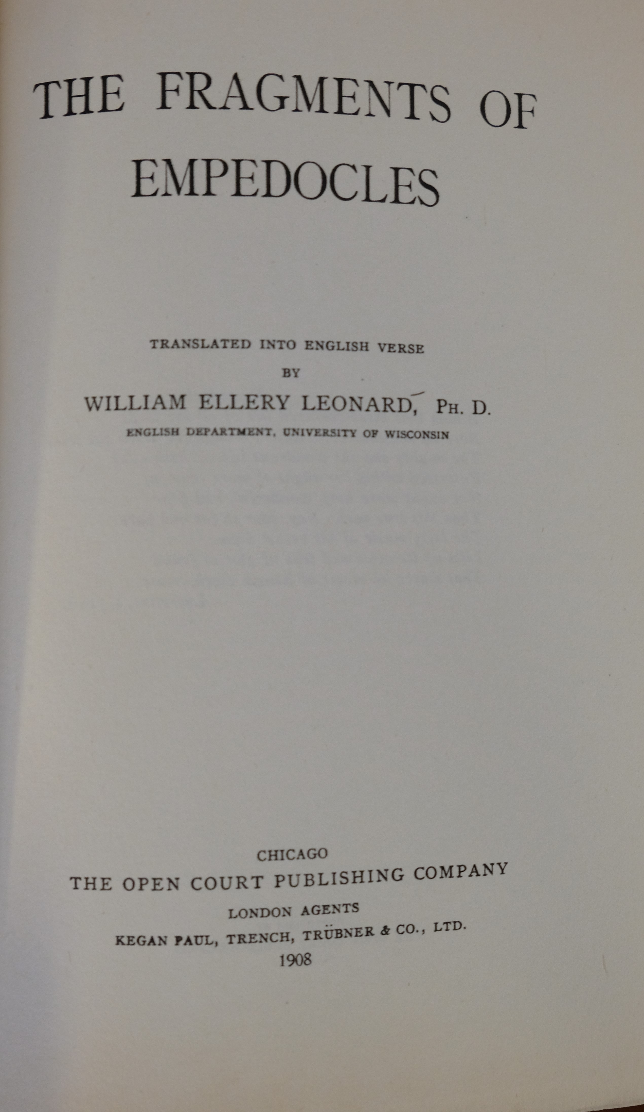 Leonard, William Ellery
