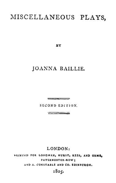 Joanna  Baillie