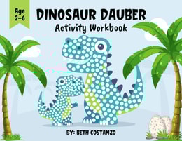 Dot Marker Dinosaur Activity Workbook for ages 2-6