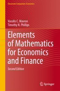 Elements of Mathematics for Economics and Finance