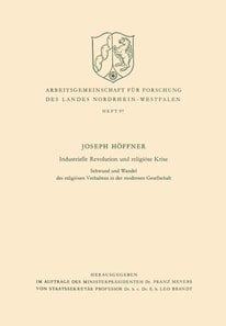 Industrielle Revolution und religiöse Krise