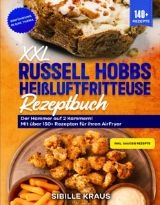 XXL Russell Hobbs Heißluftfritteuse Rezeptbuch