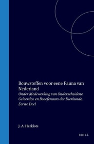 Bouwstoffen voor eene Fauna van Nederland