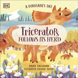 Dinosaur's Day: Triceratops Follows Its Herd