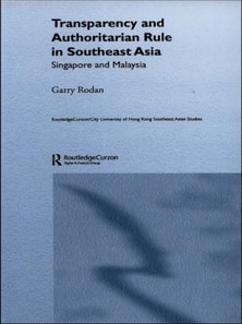 Transparency and Authoritarian Rule in Southeast Asia