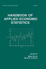 Handbook of Applied Economic Statistics