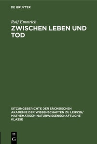 Zwischen Leben und Tod