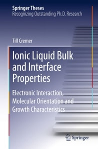 Ionic Liquid Bulk and Interface Properties
