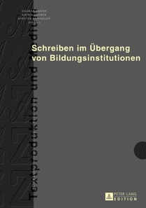 Schreiben im Uebergang von Bildungsinstitutionen