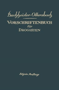Vorschriftenbuch für Drogisten