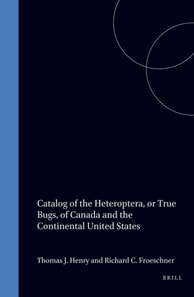 Catalog of the Heteroptera, or True Bugs,