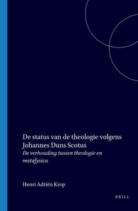 De status van de theologie volgens Johannes Duns Scotus