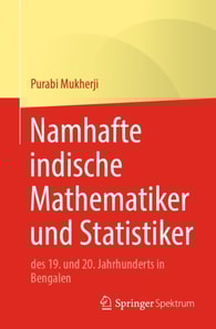 Namhafte indische Mathematiker und Statistiker