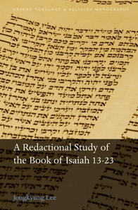Redactional Study of the Book of Isaiah 13-23