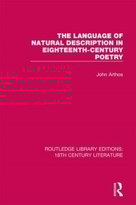 Language of Natural Description in Eighteenth-Century Poetry