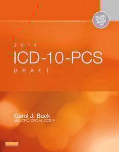 2012 ICD-10-PCS Draft Standard Edition -- E-Book