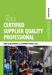 ASQ Certified Supplier Quality Professional Handbook