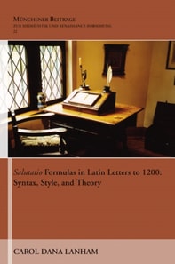 Salutatio Formulas in Latin Letters to 1200