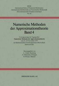 Numerische Methoden der Approximationstheorie