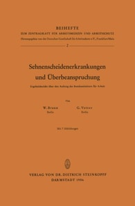 Sehnenscheidenerkrankungen und Überbeanspruchung