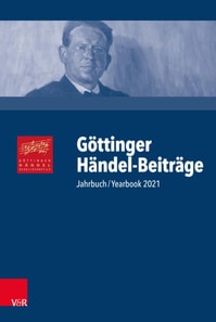 Göttinger Händel-Beiträge, Band 22