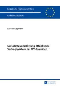 Umsatzsteuerbelastung oeffentlicher Vertragspartner bei PPP-Projekten