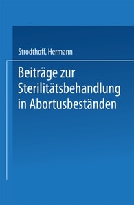 Beiträge zur Sterilitätsbehandlung in Abortusbeständen
