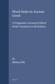 Word Order in Ancient Greek