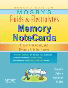 Mosby's Fluids & Electrolytes Memory NoteCards