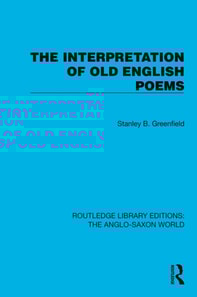 Interpretation of Old English Poems