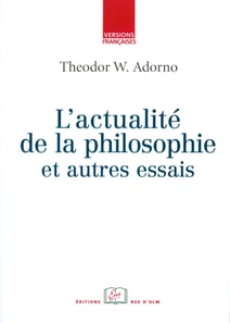 L'actualité de la philosophie