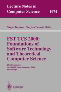 FST TCS 2000: Foundations of Software Technology and Theoretical Science