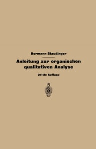 Anleitung zur organischen qualitativen Analyse