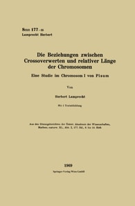Die Beziehungen zwischen Crossoverwerten und relativer Länge der Chromosomen