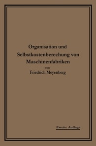 Einführung in die Organisation von Maschinenfabriken