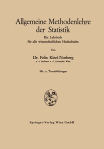 Allgemeine Methodenlehre der Statistik