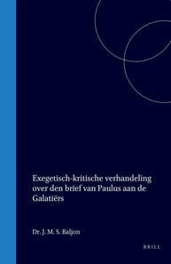 Exegetisch-kritische verhandeling over den brief van Paulus aan de Galatiers