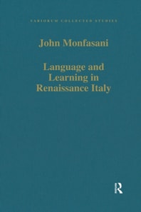 Language and Learning in Renaissance Italy