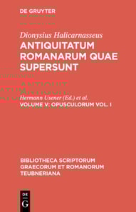Opusculorum vol. I