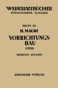 Der Vorrichtungsbau