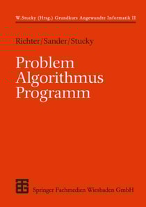 Problem - Algorithmus - Programm