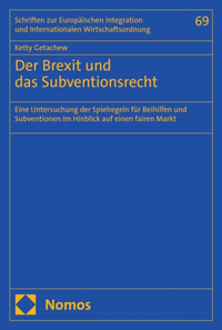 Der Brexit und das Subventionsrecht