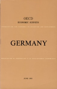 OECD Economic Surveys: Germany 1981