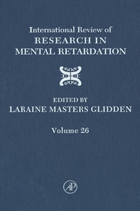 International Review of Research in Mental Retardation