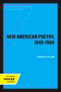 New American Poetry, 1945-1960