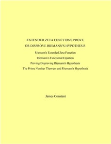 Extended Zeta Functions Prove or Dis-prove Riemann's Hypothesis