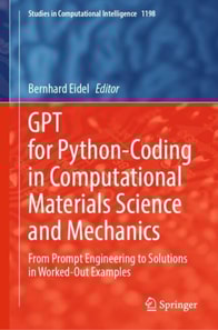 GPT for Python-Coding in Computational Materials Science and Mechanics